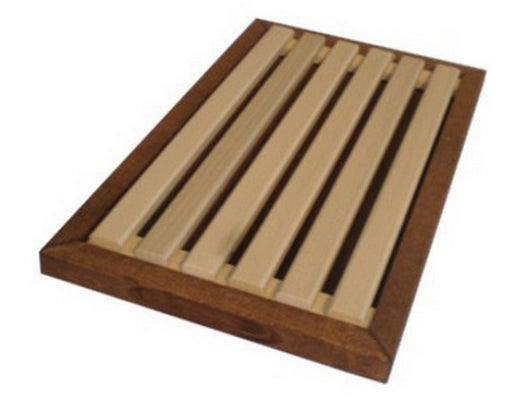 tagliapane in legno scuro griglia estraibile cm. 38x23x2 cod:ferx.vit46835