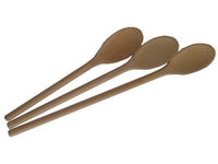 set cucchiai in legno 3 pezzi cm. 25-30-35 cod:ferx.vit38298
