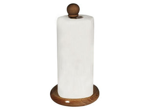 portarotolo in legno scuro con rotolo cod:ferx.vit38369