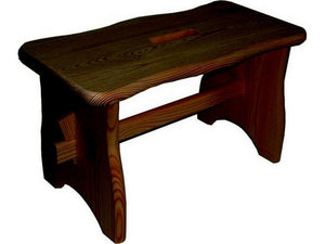 sgabello in legno scuro maxi cm. 39x19x21 h cod:ferx.vit46860