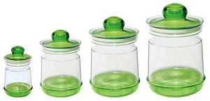 barattolo rotondo milleusi barocco ï cm.11x16 h lt.0,75 mod. medio cod:ferx.vit33519