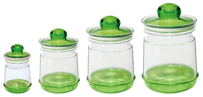 barattolo rotondo milleusi barocco ï cm.11x16 h lt.0,75 mod. medio cod:ferx.vit33519