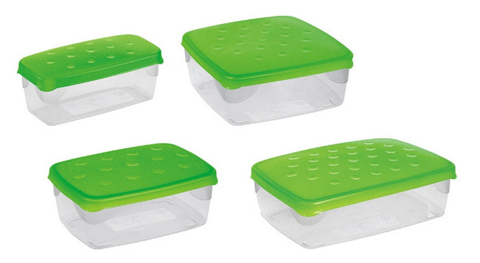 contenitore freezer-microonde cm. 20x20x8 h lt. 2,0 mod. quadro cod:ferx.vit33538