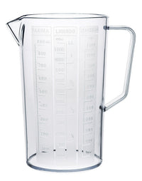 caraffa graduata florida ï cm. 12x19 h - lt. 1,5 cod:ferx.vit33637