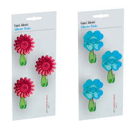 set 3 ganci adesivi ad 1 posto 3 pz fantasia margherita cod:ferx.vit33595