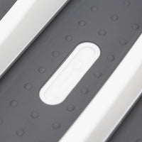 Portaposate in materiale plastico, strato antiscivolo grigio e bianco 13_0002378