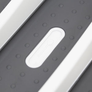 Portaposate in materiale plastico, strato antiscivolo grigio e bianco 13_0002378