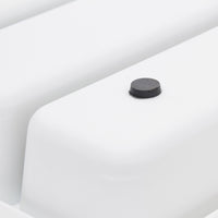 Portaposate in materiale plastico, strato antiscivolo grigio e bianco 13_0002378