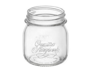 barattolo quattro stagioni  senza capsula ï cm.   8,6x9,5 h cl. 25 cod:ferx.vit38454