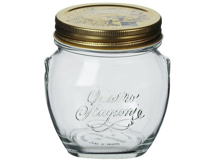 barattolo quattro stagioni anfora con capsula ï cm. 9,4x9,6 h cl. 30 cod:ferx.vit52564