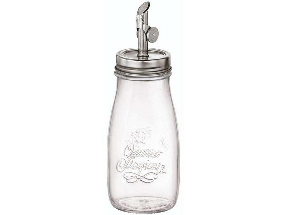 bottiglia quattro stagioni olio ï cm. 8x15,5 h cl. 40 cod:ferx.vit52561