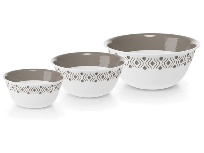 ciotola tosca ï cm. 29 bianco/tortora chiaro cod:ferx.vit47752