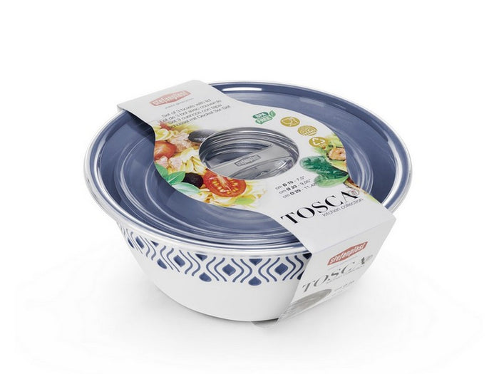 ciotola tosca  set 3 pezzi  bianco/blu palace cod:ferx.vit47755