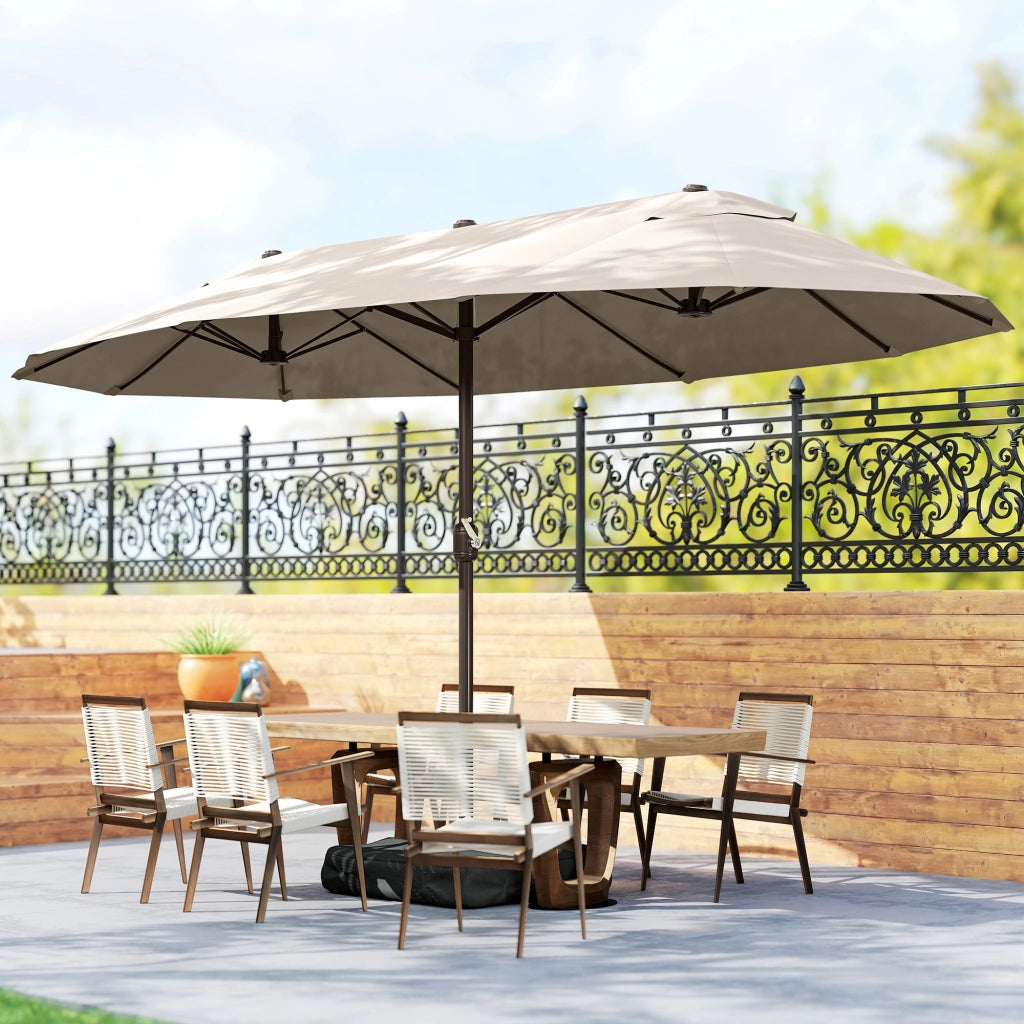 Tendone da giardino rettangolare ¨C zephmum ¨C kaki 460x270x240 cm