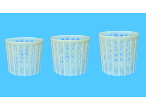 forma per formaggio canestrato ï cm. 14,8x13,2x13 h capacitó gr. 1.200 cod:ferx.vit33785