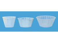 fuscelle a perdere per ricotta ï cm. 10x6x7,6 h capacitó gr. 200/300 cod:ferx.vit33809