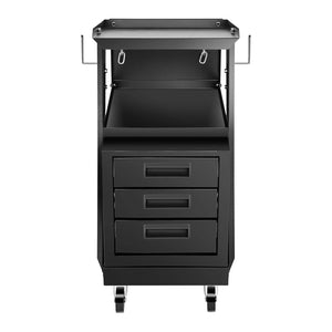 Carrello stazione di saldatura a 3 scomparti 75 kg nero 14_0006824