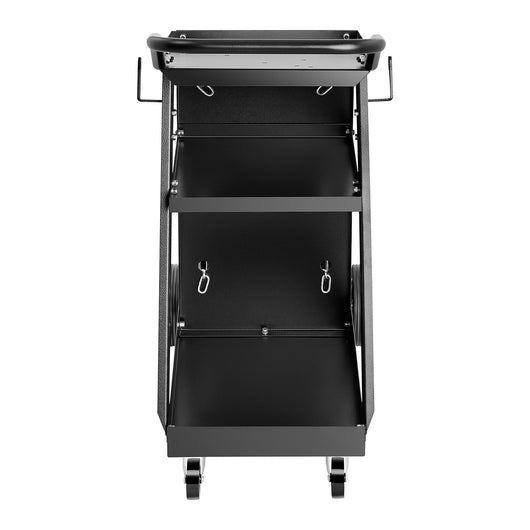 Carrello stazione saldatura inclinata 3 scomparti 75 kg nero 14_0006826