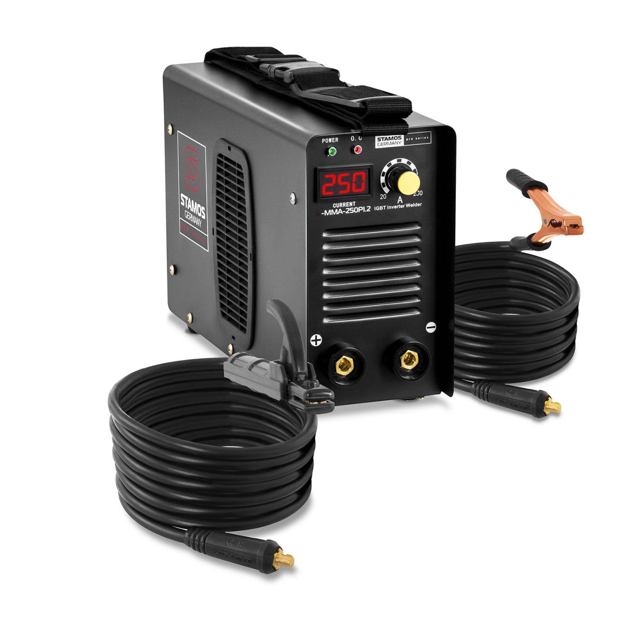 Saldatrice ad arco - 250A - Hot Start - 8 metri di cavo - PRO 14_0003026