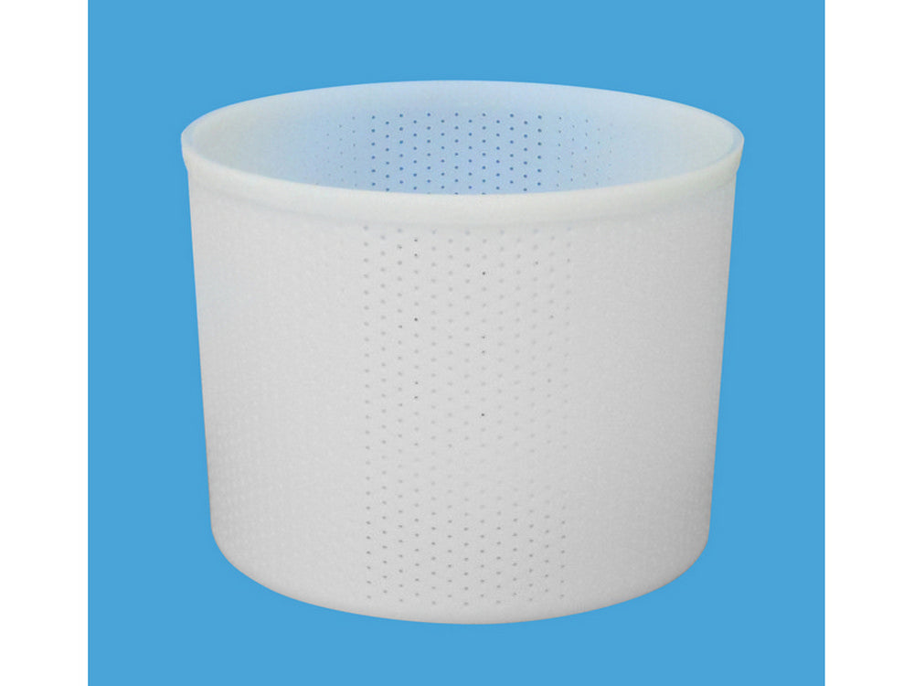 forma per formaggio con piedini ï cm. 18x17,5x15,2 h capacitó gr. 2.200 cod:ferx.vit35730