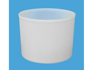 forma per formaggio con piedini ï cm. 18x17,5x15,2 h capacitó gr. 2.200 cod:ferx.vit35730