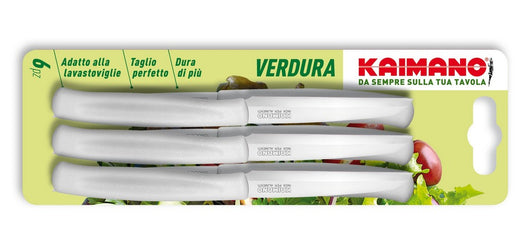 set coltelli per verdura dinamik 6 pezzi col. bianco cod:ferx.vit44641