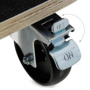 Carrello da trasporto con freni base rotante con freni ruote del carrello 13_0002523