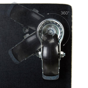 Carrello da trasporto con freni base rotante con freni ruote del carrello 13_0002523