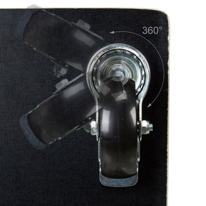 Carrello da trasporto con freni base rotante con freni ruote del carrello 13_0002523