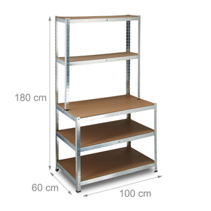 Scaffale per carichi pesanti stabilito 900 kg 13_0001064