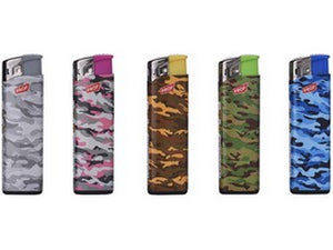 accendino elettronico camouflage  fantasie assortite cod:ferx.vit52913