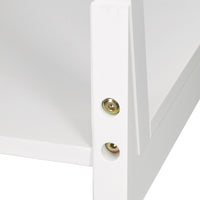 Porta asciugamani 133 cm bambù bianco 13_0002265