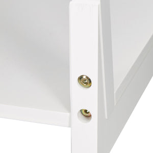 Porta asciugamani 133 cm bambù bianco 13_0002265