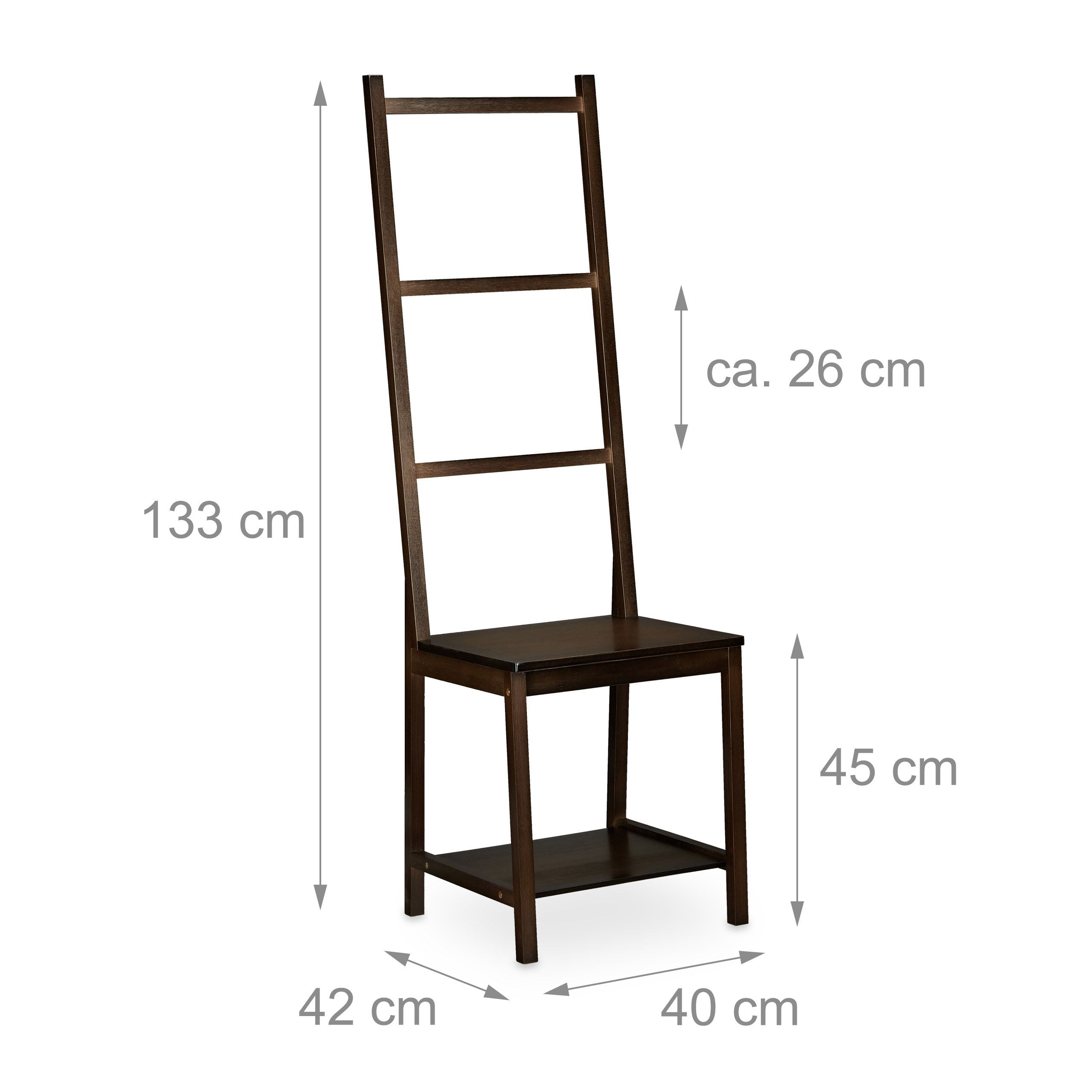Porta asciugamani 133 cm bambù marrone 13_0002266