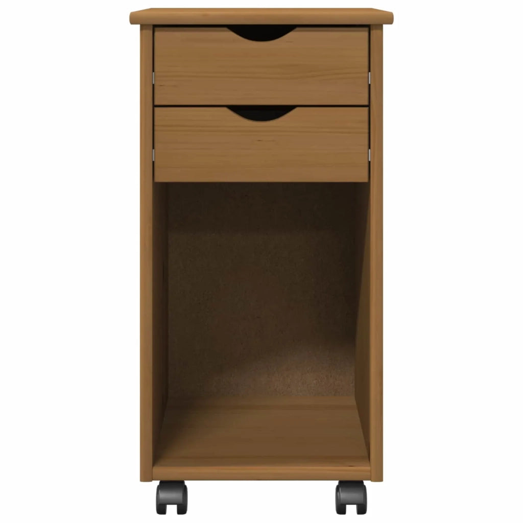 Mobile con Ruote con ruota Marrone Miele 34 x 39 x 65,5 cm 42028352