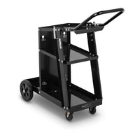 Carrello stazione di saldatura con maniglia 3 ripiani 80 kg nero 14_0006830