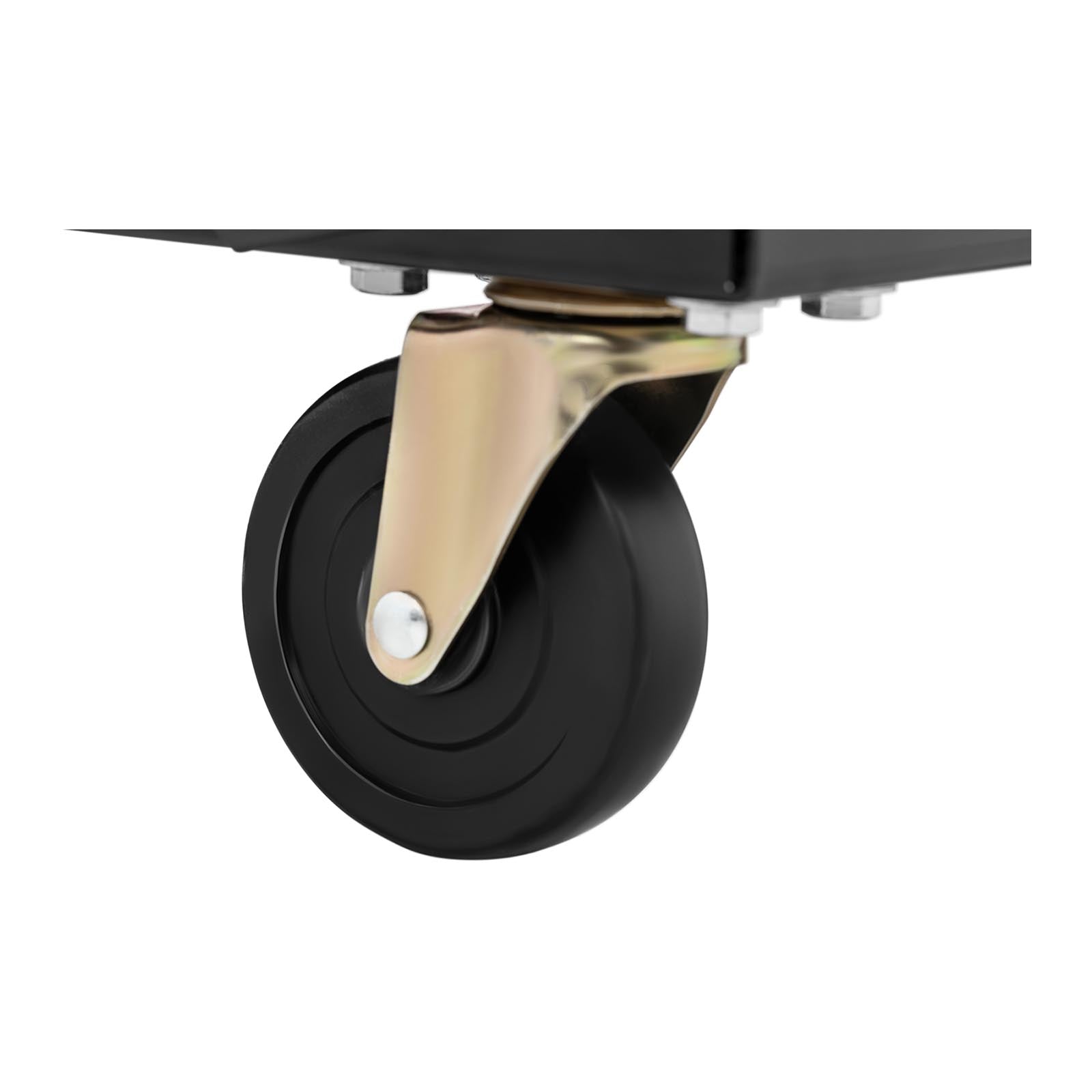 Carrello stazione di saldatura con maniglia 3 ripiani 80 kg nero 14_0006830