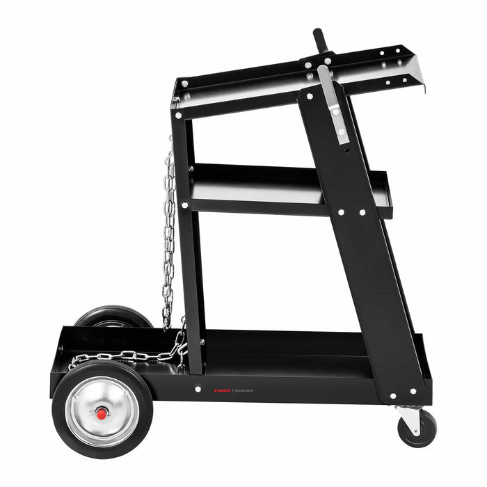 Carrello stazione saldatura 3 ripiani 80 kg nero 14_0006838