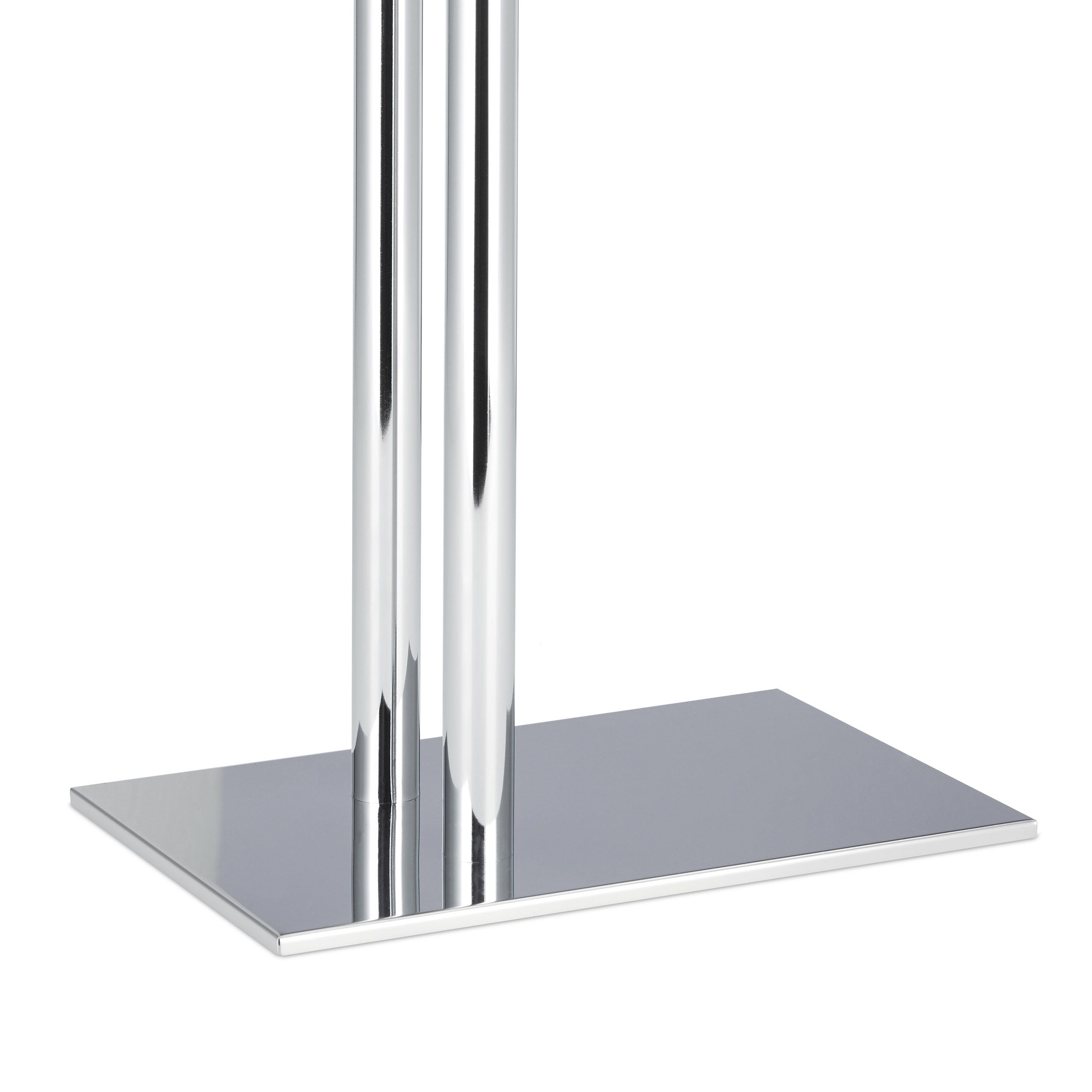 Porta asciugamani da terra 2 bracci di supporto 78 cm metallo 13_0002270