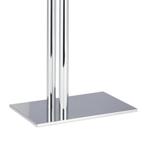 Porta asciugamani da terra 2 bracci di supporto 78 cm metallo 13_0002270