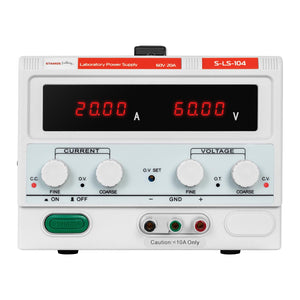 Alimentatore da laboratorio - 0-60 V - 0-20 A CC - 1.200 Watt - Display LED a 4 cifre 14_0005447