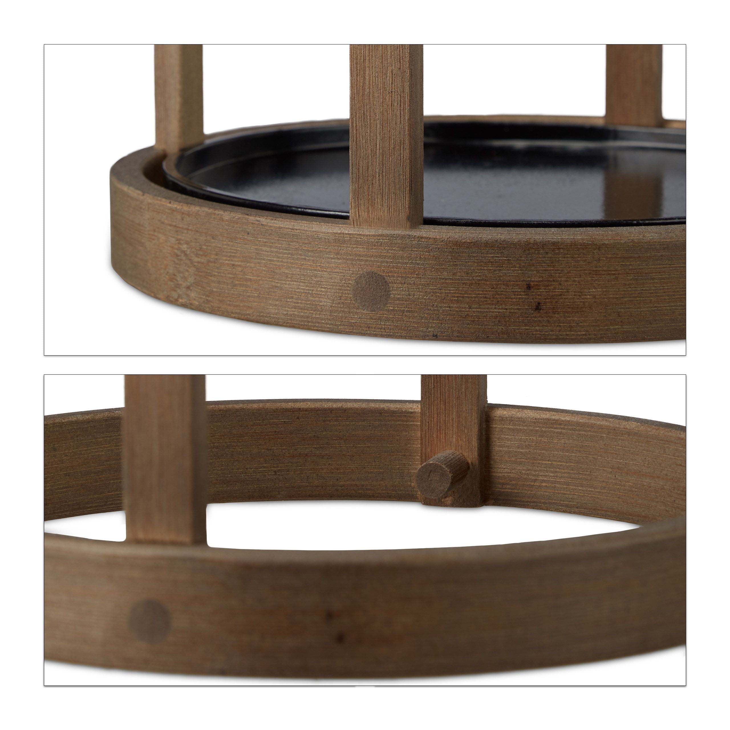 Portaombrelli portaoggetti da ingresso 45 cm tondo bambù 13_0002220