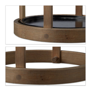 Portaombrelli portaoggetti da ingresso 45 cm tondo bambù 13_0002220