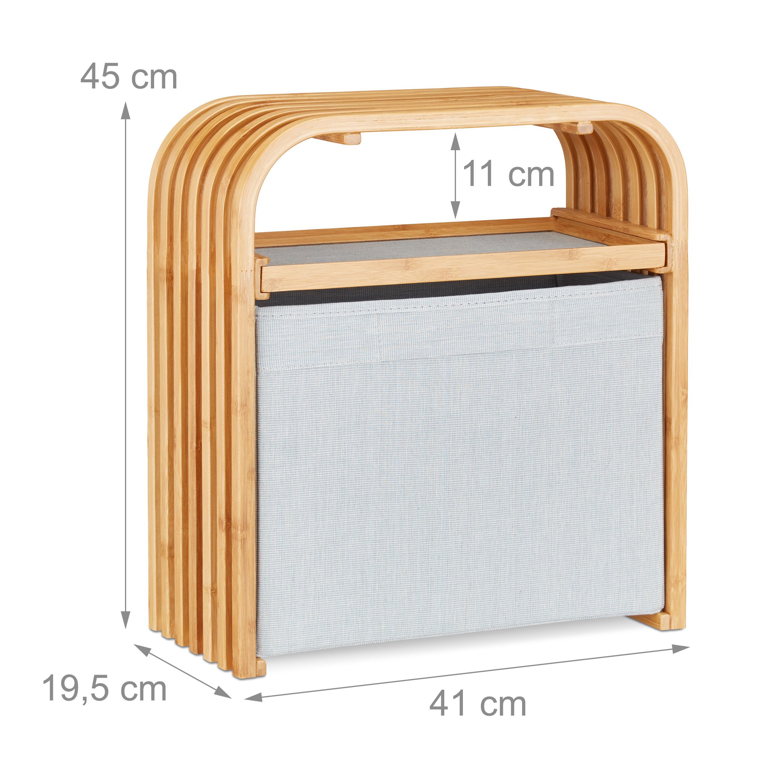 Sgabello ottomano con contenitore in bambù 13_0002757