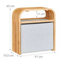 Sgabello ottomano con contenitore in bambù 13_0002757