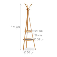 Appendiabiti contenitore da ingresso cm 171 in bambù 13_0002194
