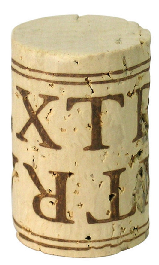 tappo in sughero  etichetta rossa mm. 24x40 pz.100 cod:ferx.vit25316