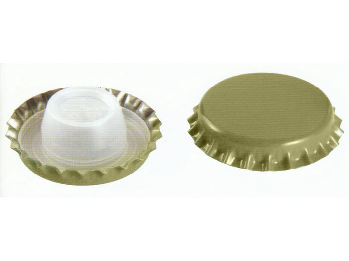 tappo a corona bidul alto ï mm. 29 pz.200 col.oro cod:ferx.vit36656