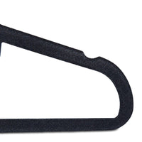 Confezione da 20 grucce in velluto antiscivolo per cappotti, pantaloni, vestiti, vestiti, nero 20 13_0000767