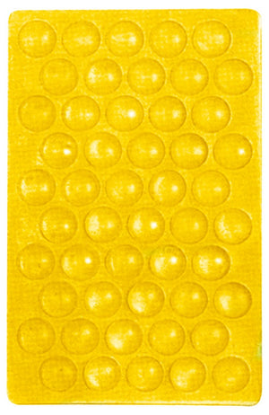 gommino adesivo in pvc 50 pz  mm. 7x1,5 cod:ferx.vit21058